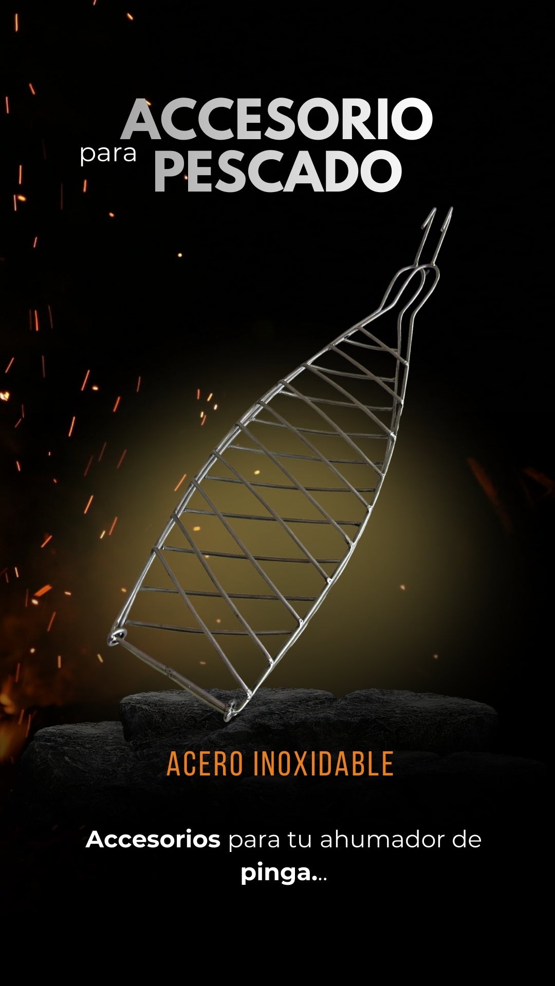 Accesorio para Pescado al Barril Cromado