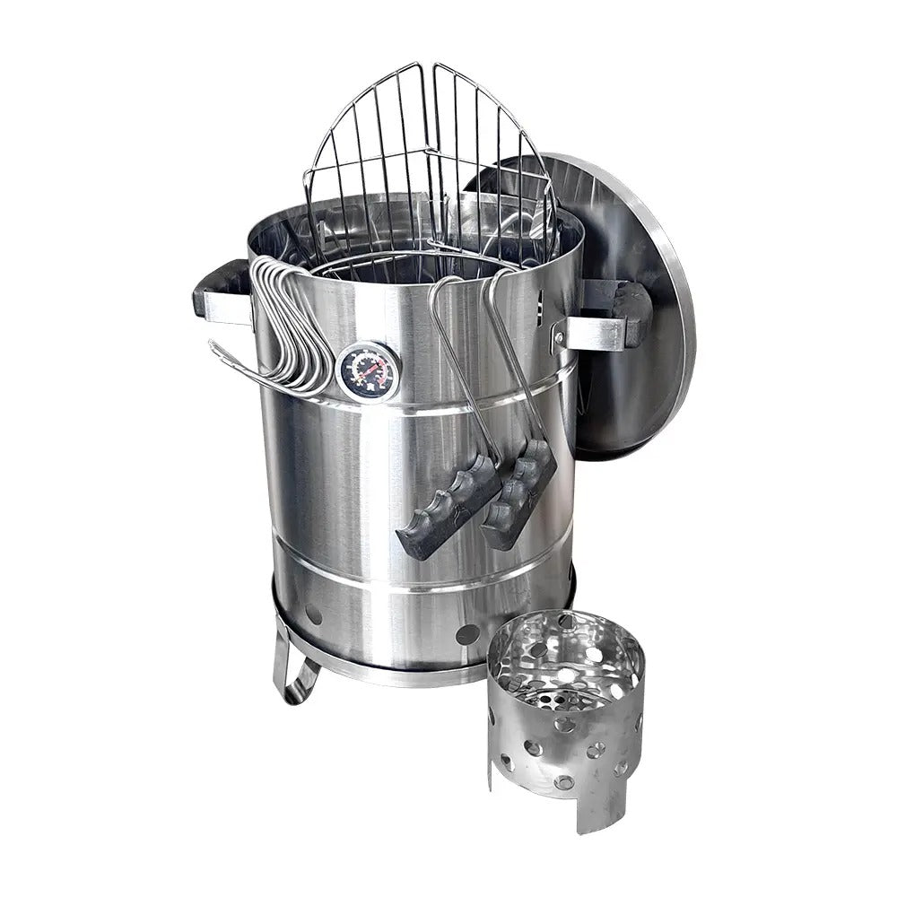 Barril Ahumador Mini Pig en Acero Inoxidable