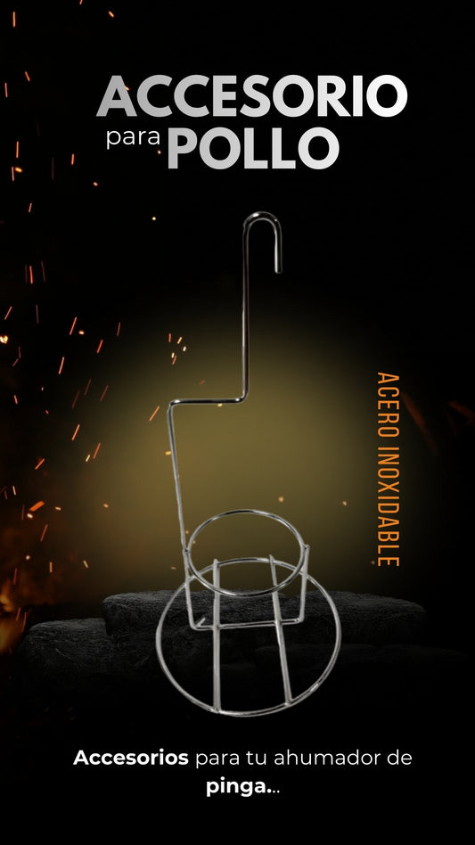 Accesorio para Ahumar Pollo al Barril