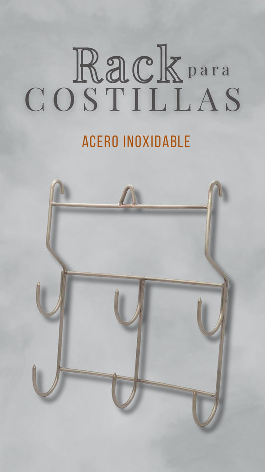 Rack para Ahumar Costillas en Acero Inoxidable