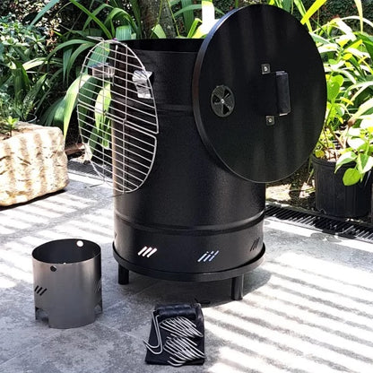 Barril Ahumador Bufalo en Hierro